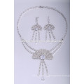 Declaração de Casamento da moda Colar CZ Cristal Louco Grande Pesado Mulheres de Luxo Partido Brincos colar conjunto